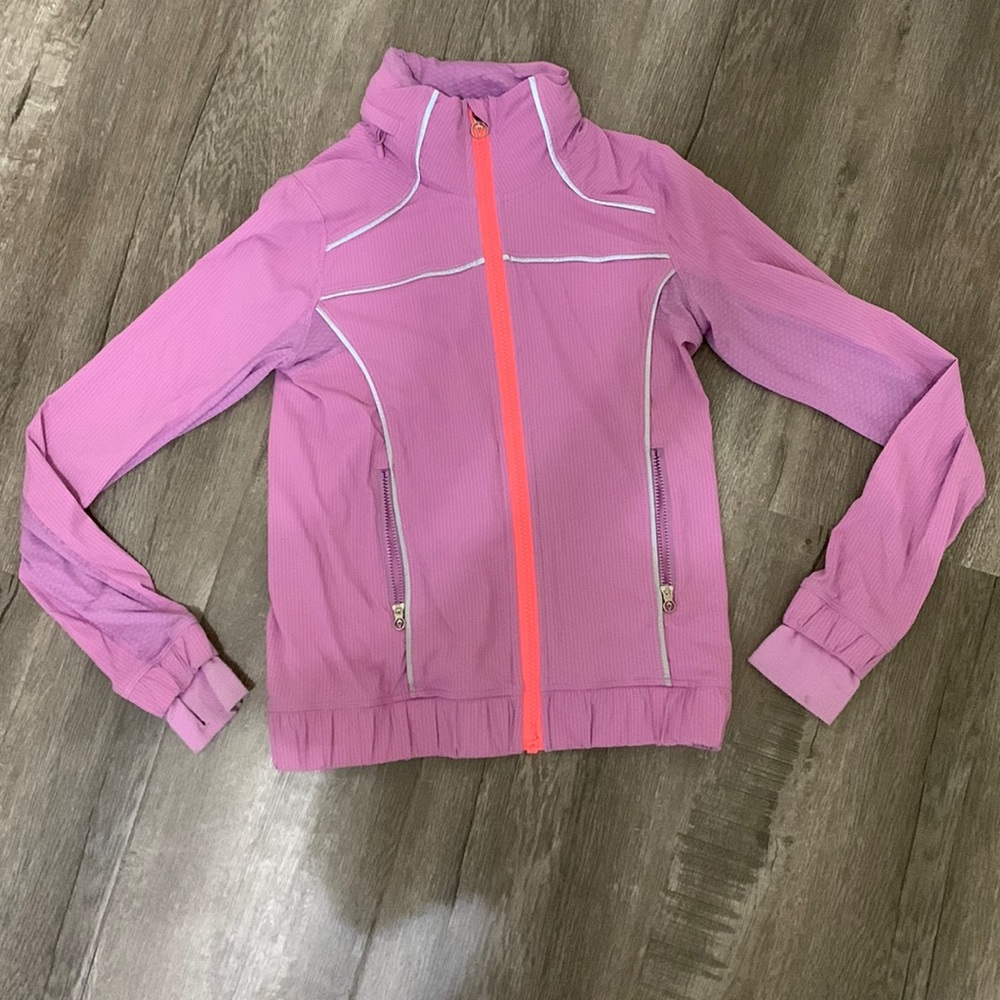 Ivivva kids pink and purple jacket